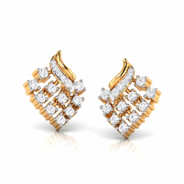 Stay Golden Square Earring